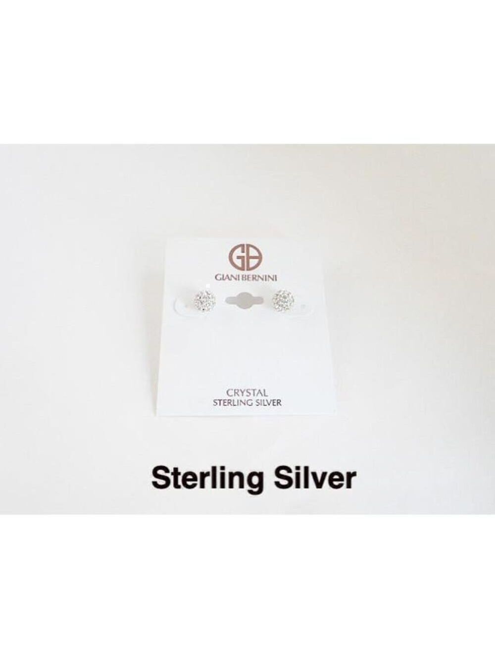 Giani Bernini Crystal Sterling Silver Earings